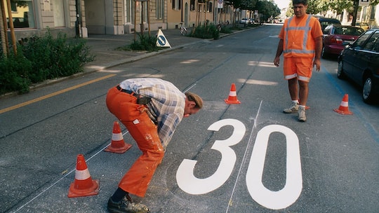 Plötzlich sind die Zebrastreifen weg