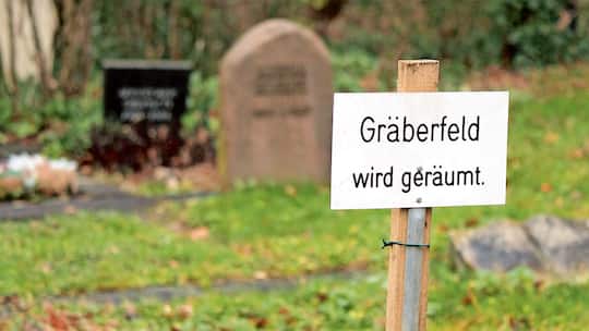 Plötzlich war das Grab weg