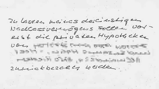 Wenn auf einmal der Treuhänder alles erbt