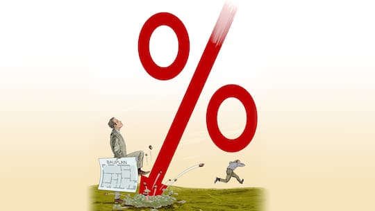 Illustration: Negativzinsen