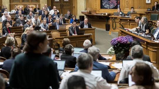 Die Ratsmitglieder stimmen ab, an der Sondersession des Nationalrats, am Donnerstag, 9. Mai 2019 im Nationalrat in Bern.