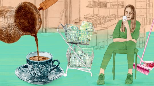 Symbolbild Menschenhandel mit albanischen Nannys