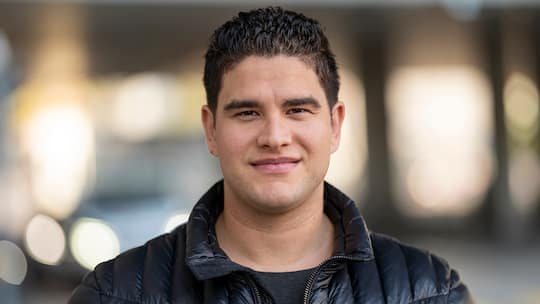 Matthias Müller auf dem Weg ins Gym.