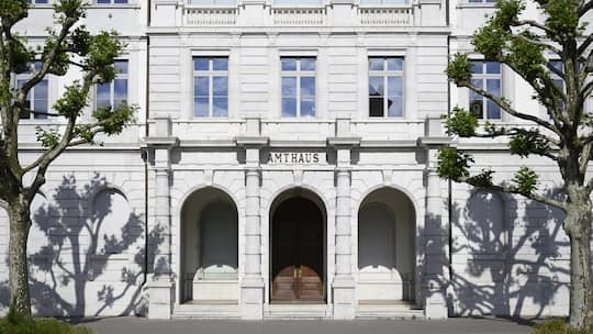 Das Amthaus 1, Sitz des Obergerichts, aufgenommen, am Samstag, 28. Mai 2022 in Solothurn. (KEYSTONE/Anthony Anex).
SCHWEIZ SOLOTHURN OBERGERICHT