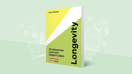 Longevity. 50 Antworten rund ums längere Leben.
Von Harry Büsser
Beobachter Edition