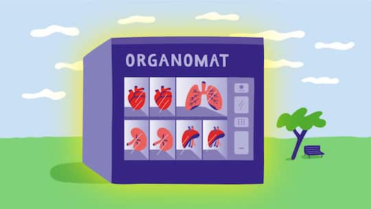 Illustration eines Organomaten -