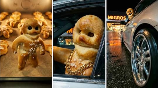 Grittibänz im Benz, rappender Grittibänz von Migros, Quelle: https://www.tiktok.com/@migros.ch/video/7579613729495534870