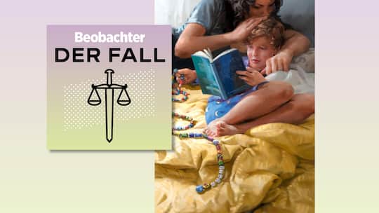 Collage zum Beobachter-Podcast Der Fall, Thema "Hirntumor Hirntumor zerstört eine Familie": https://preview.beobachter.ch/magazin/gesellschaft/junge-mutter-zieht-in-den-kampf-gegen-das-sozialamt-849083