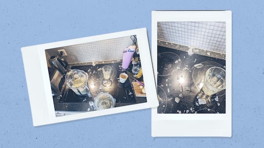 Collage Beoabachter, erstellt am Mittwoch, 11. März 2026. Private Bilder zeigen ein zersplittertes Ikea-Glas des Modells Pokal. Ikea-Trinkgläser zerbersten unvermittelt, doch ein Rückruf bleibt aus. Wir konfrontieren den Konzern anhand eines neuen…