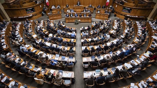 KEYPIX - Die Mitglieder der Grossen Kammer stimmen ab, an der Wintersession der Eidgenoessischen Raete, am Donnerstag, 4. Dezember 2025 im Nationalrat in Bern. (KEYSTONE/Alessandro della Valle)