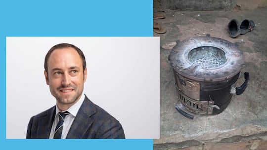 Collage zum Interview mit FDP Nationalrat Christian Wasserfallen, zu kritischen Fragen, ob Kompensationsprojekte liefern, was sie versprechen? Hintergrund: Ein ganzes Drittel des eigenen Klimaziels versucht die Schweiz mit Projekten im Ausland zu erz…