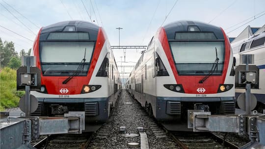 Züge auf dem Abstellgleis: In der Schweiz gibt es bald zu wenige Abstellgleise. Das hat ganz unerwartete Konsequenzen.