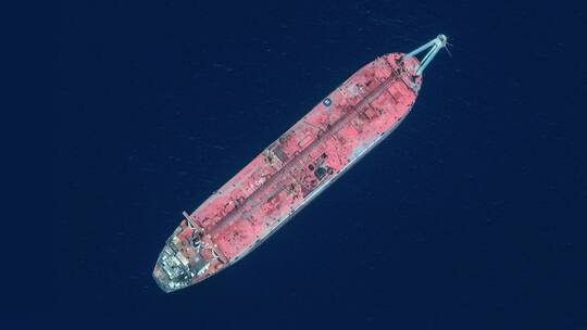 Der Öltanker FSO Safer vor der Küste des Jemen droht auseinanderzubrechen