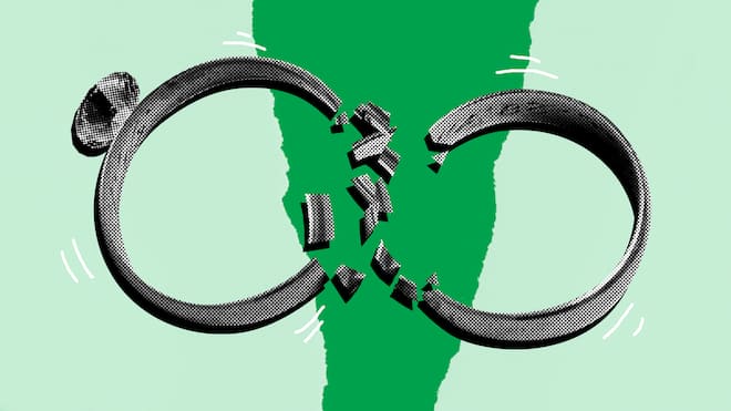 Scheidung gerecht vollziehen – ein Leitfaden Illustration Scheidung