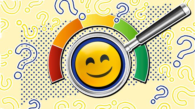 Wie gerecht ist die Schweiz? Smiley in einer Skala - Um aufzuzeigen, wie gerecht Schweizerinnen und Schweizer ihr Land wahrnehmen, lanciert der Beobachter den Gerechtigkeitsbarometer. Nehmen Sie an der Online-Befragung teil