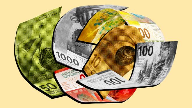 Wer diese 10 Fehler kennt, hat später mehr Geld Montage Schweizer Franken auf gelbem Hintergrund. Reicht das Geld nach der Pensionierung? Zehn Fallstricke, die Sie kennen sollten, wenn es um Ihre Vorsorge geht.