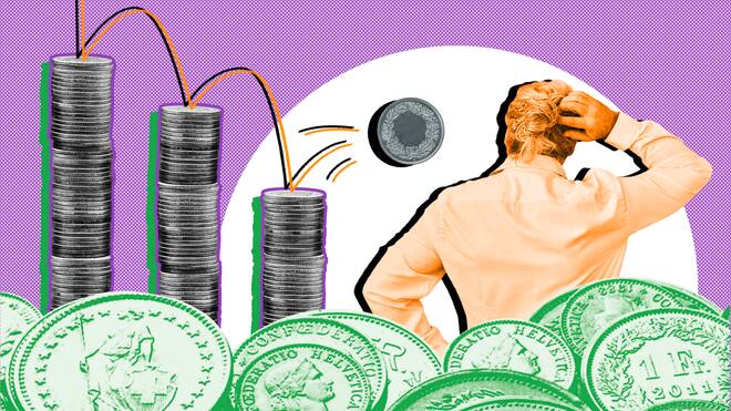 Holen Sie das Maximum aus Ihrer Säule 3a heraus Frau neben drei Münzstapeln – Die Säule 3a ist eine wichtige finanzielle Ergänzung fürs Alter. Ausserdem lassen sich mit ihr Steuern sparen – wenn man rechtzeitig einzahlt