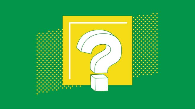 Wer zahlt für mein verschwundenes Paket? Fragezeichen vor grünem Hintergrund - Der Beobachter ist das Schweizer Magazin für Recht und Gerechtigkeit und betreibt ein eigenes Beratungszentrum mit einer Hotline für seine Abonnentinnen und Abonnenten. Erhalten Sie Antwort auf Rechtsfragen, die Sie auch betreffen könnten.