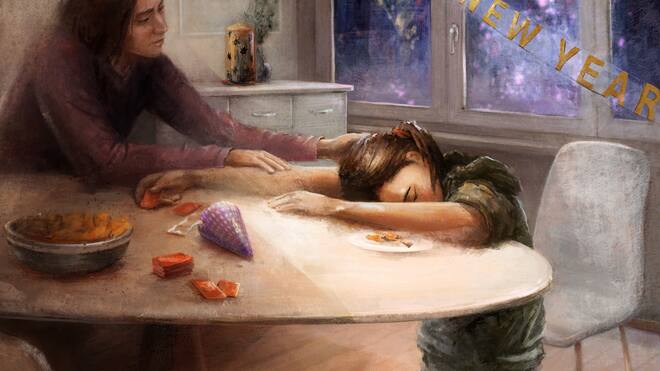 Dem Schlaf ausgeliefert Der Fall: Ein Mädchen mit Narkolepsie am Tisch schlafend