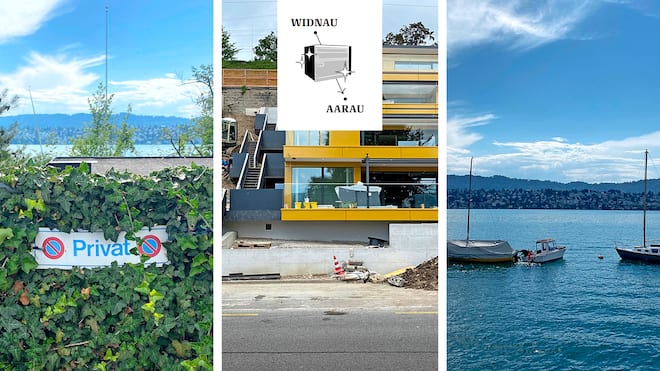 Das Schweigen der Reichen an der Goldküste Schnappschüsse von einer Reise entlang der Zürcher Goldküste