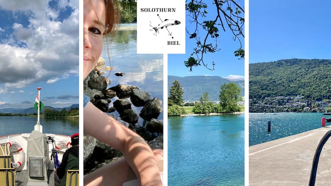 Das Land der tausend Tümpel Schnappschüsse von Autorin Jasmine Helbling auf dem Weg von Solothurn nach Biel