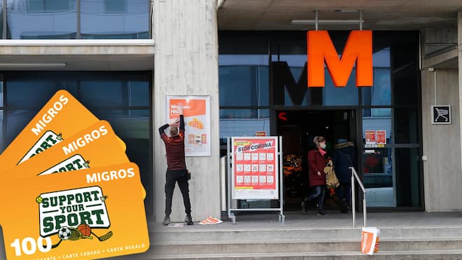 Viel hilft nicht viel Geschenkkarten für die Migros-Sammelaktion «Support your Sport»