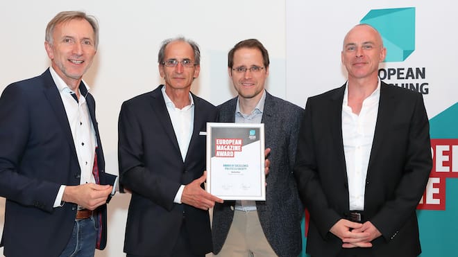 Eine Ehrung als Verpflichtung European Press Award