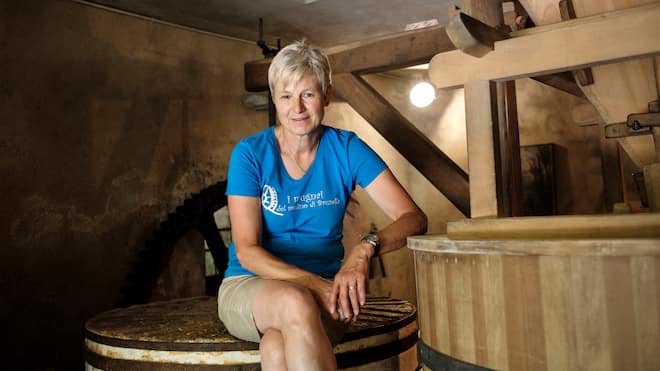«Die Mühle und ich – das war Liebe auf den ersten Blick» Irene Petraglio in der Mühle im Valle di Muggio