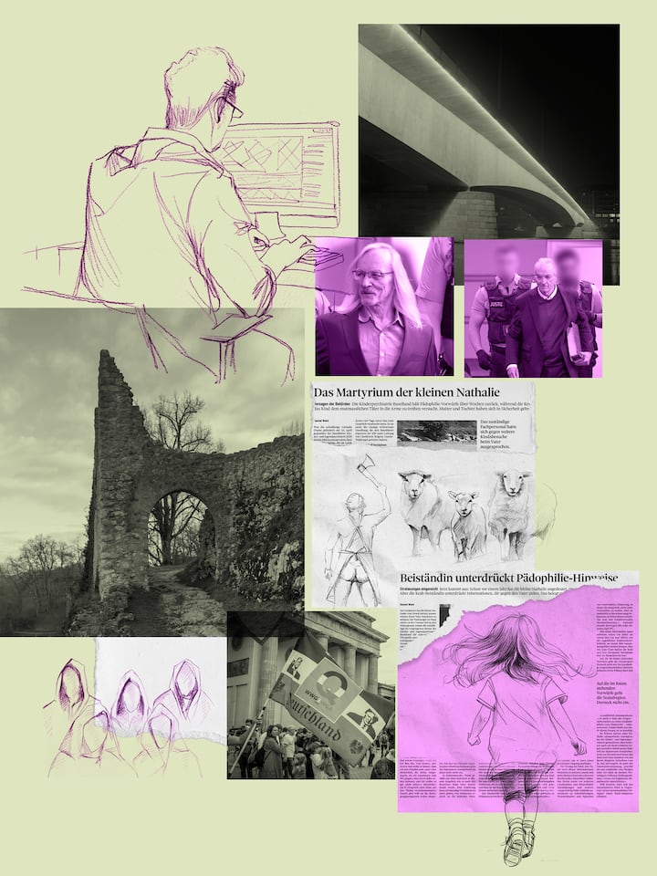 Ein Schweizer Journalist und die deutschen Reichsbürger Illu mit Fotos und Skizzen - Der ehemalige Chefreporter der «Basler Zeitung» pflegte Kontakt zu deutschen Reichsbürgern, die einen Umsturz planten. Die Rekonstruktion einer grossen Verschwörung