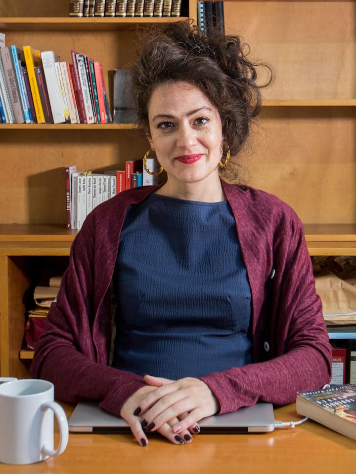 Sarah El Bulbeisi in ihrem Büro am Orient-Institut in Beirut