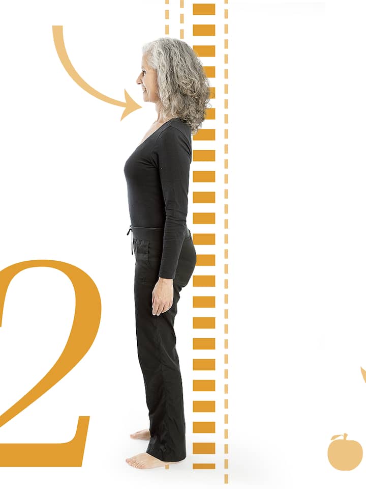 Übung 2 für eine bessere Körprhaltung: Aufrecht stehen