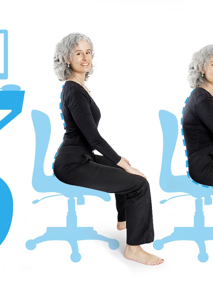 Beckenrollen im Sitzen