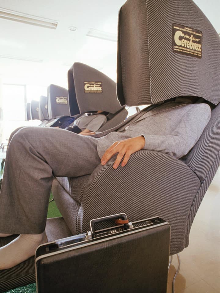 Der Lehnstuhl «Cerebrex» von Erfinder Yoshiro Nakamatsu