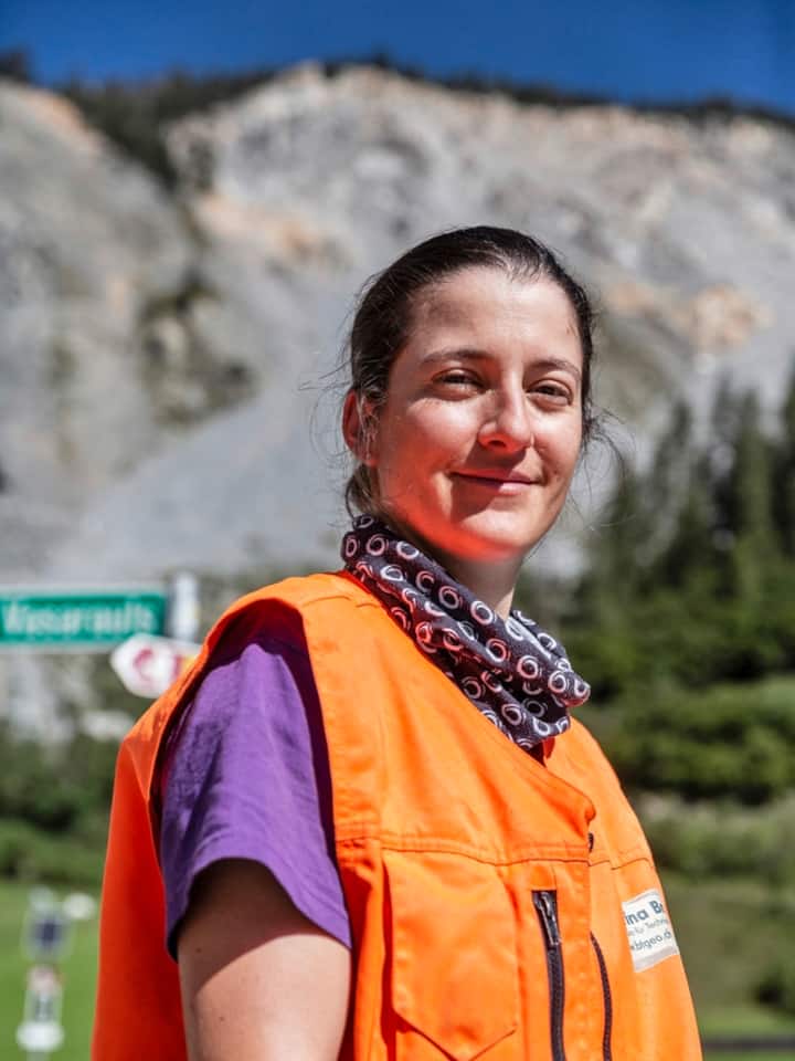 Alle zwei Wochen untersucht sie an 24 Stellen das Wasser: Flurina Brunold