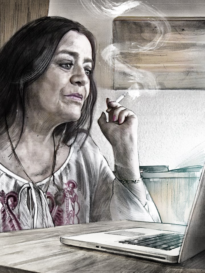 Simone heiratete ihren Brieffreund, einen US-Häftling