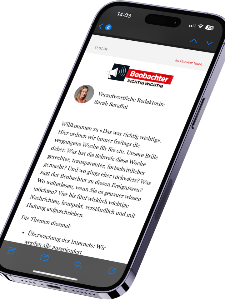 Das war richtig wichtig