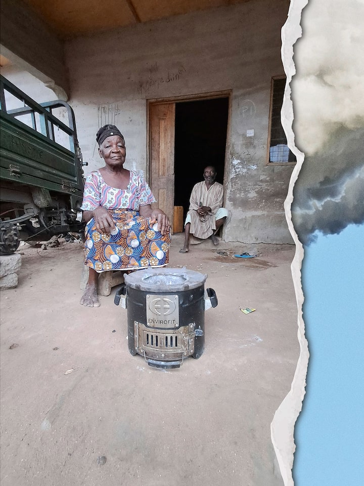 Kompensationsprojekt, Ghana: Die Auslandstrategie ist gescheitert, Recherche in Ghana, Kompensation Kochöfen,Ein ganzes Drittel des eigenen Klimaziels versucht die Schweiz mit Projekten im Ausland zu erzielen. Eine Recherche in Ghana wirft Fragen auf. Können die Kompensationsprojekte liefern, was sie versprechen?Bilder von Emmanuel Dogbevi von seiner Recherche vor Ort, Juli 2025.