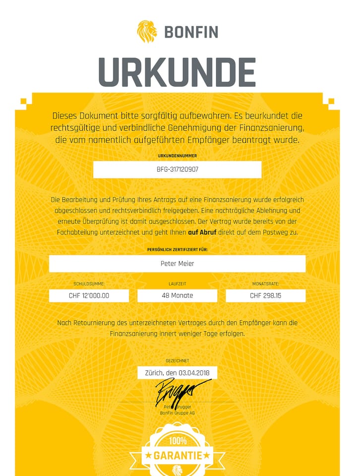 Urkunde