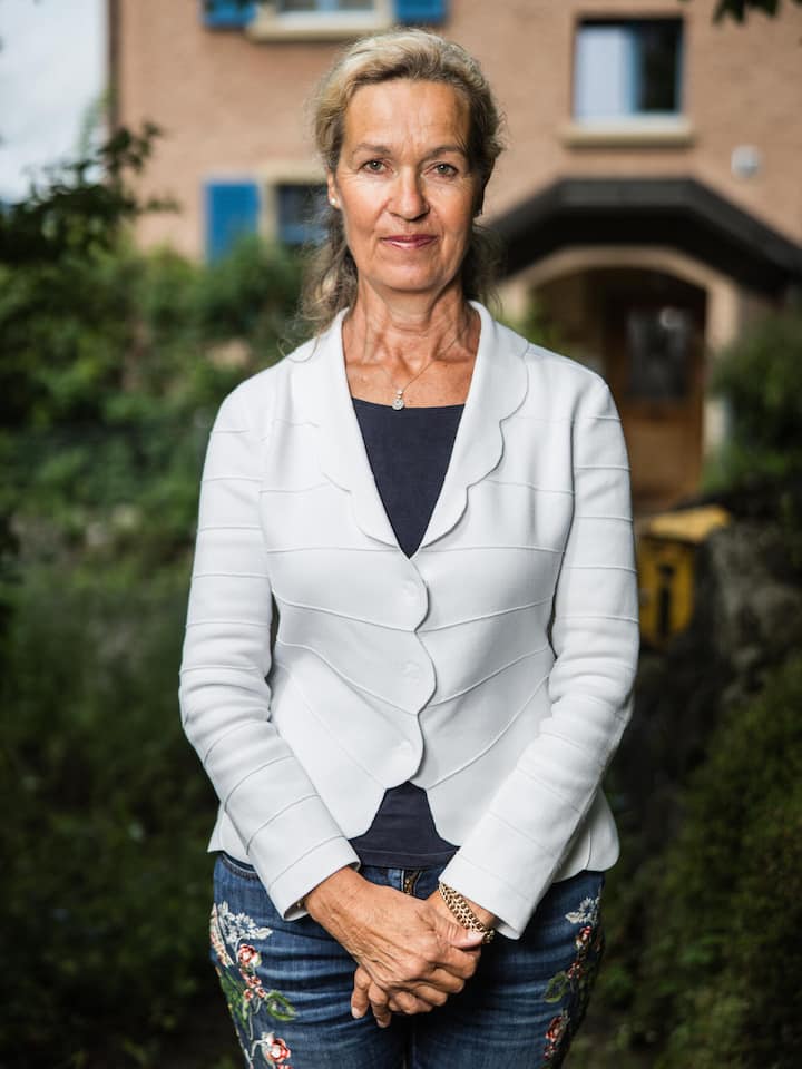 Foto: Stefan Bohrer, 3..6.25, Dornach/SO: Marion Ammann hat das Haus und die Jagdhütte von Adam Quadroni ersteigert.