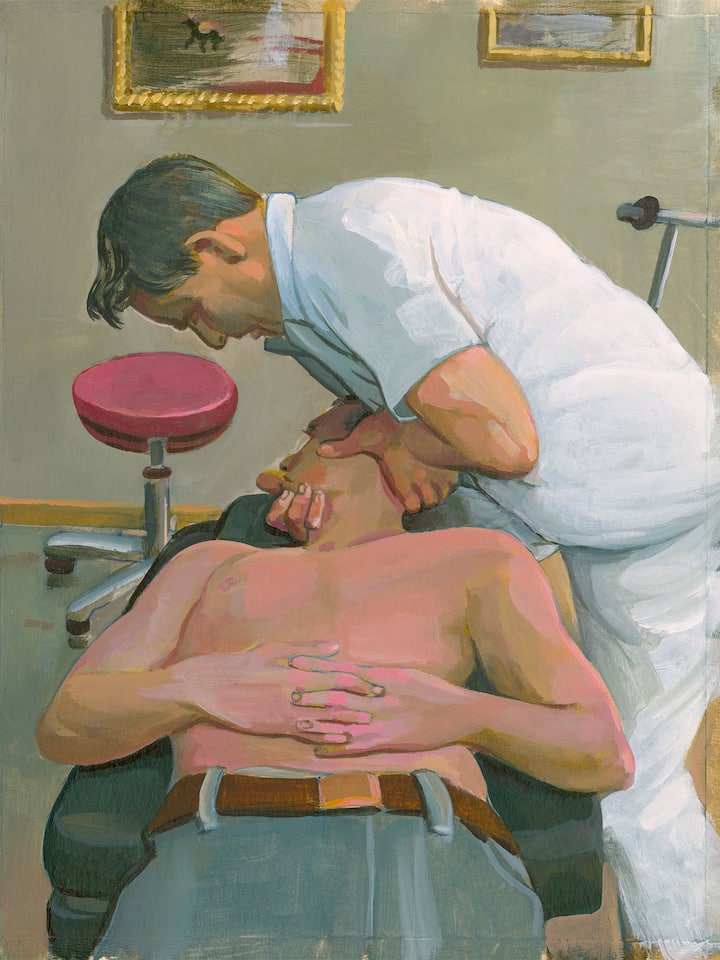 Der Griff an den Hals