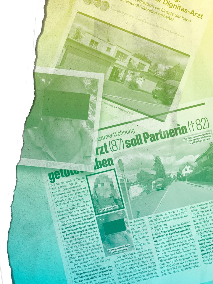 Collage aus Zeitungsartikeln zum Thema - Abseits der Öffentlichkeit stellte die Zürcher Staatsanwaltschaft kürzlich ein Strafverfahren wegen vorsätzlicher Tötung ein. Dabei ist der Grund schweizweit einzigartig: eine Schlafstörung mit Gruselfaktor