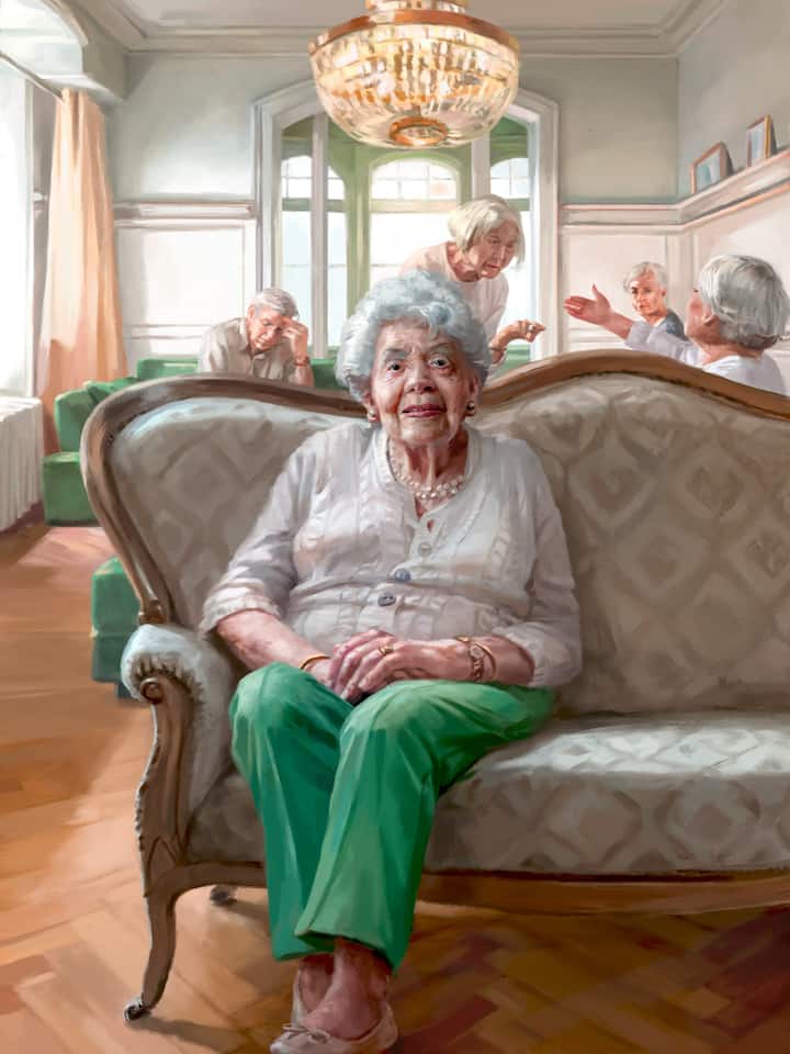 Die Geschwister beschuldigen sich gegenseitig, die demente Mutter zu manipulieren.