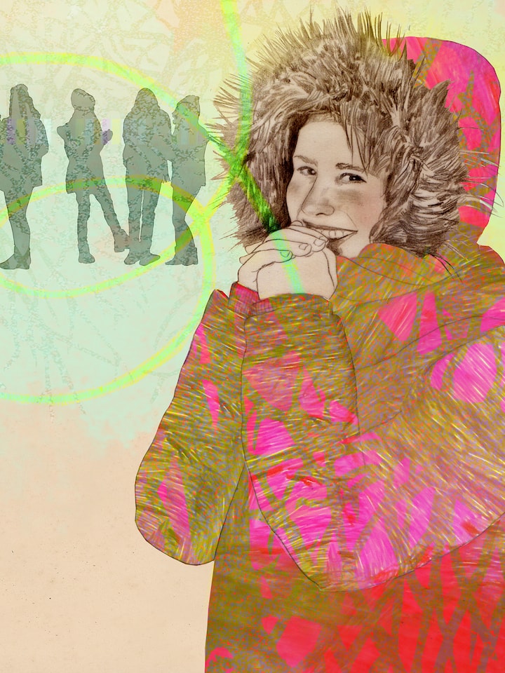 Kinder im Teufelskreis der Armut Illustration: Yulia Kravets (Name geändert) musste ihre Jacke mit ihrer Schwester teilen; SOS Beobachter Kinder – die vergessenen Armen In der reichen Schweiz leben um die 100’000 Kinder und Jugendliche in Armut. Sie werden dadurch ausgegrenzt. Die Stiftung SOS Beobachter kann Brücken bauen.