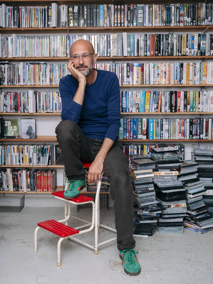 Fabio Feller, Co-Geschäftsführer der Videothek «Les Videos» in Zürich.