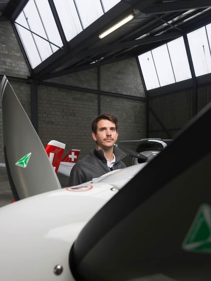 Luca Lässer, angehender Pilot