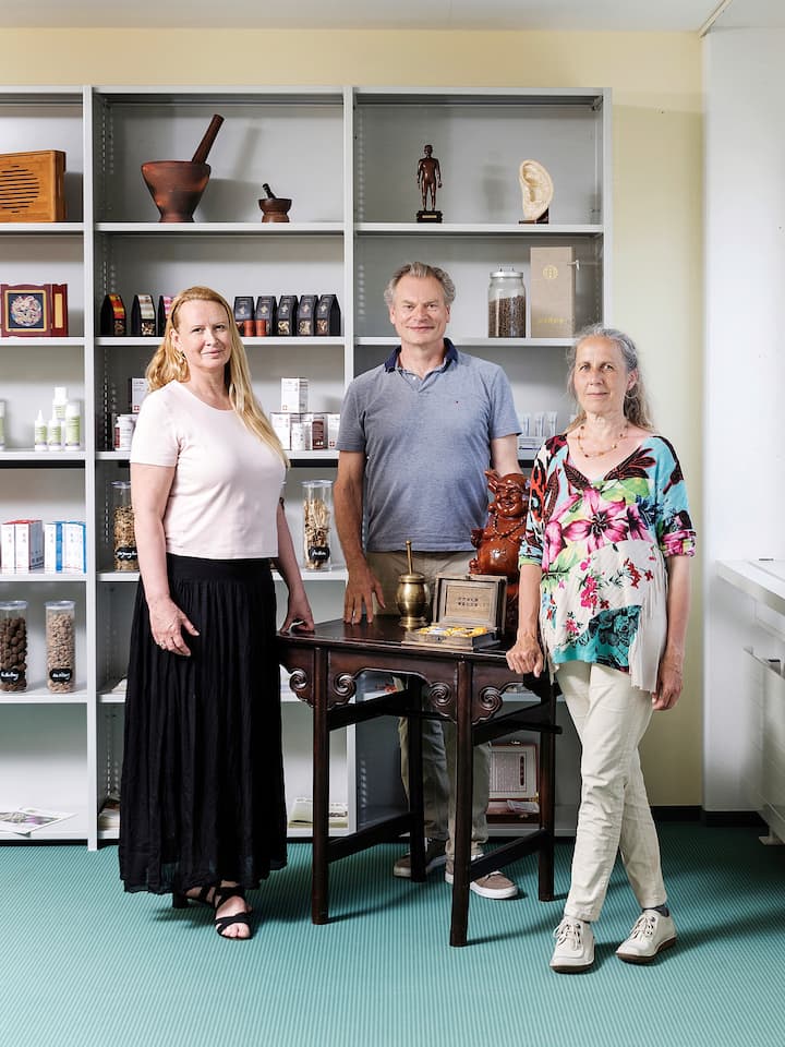 Inhaberinnen der Lian-Apotheke: Esther Denz, Sixten Kollstad und Karin Knauer (von links)