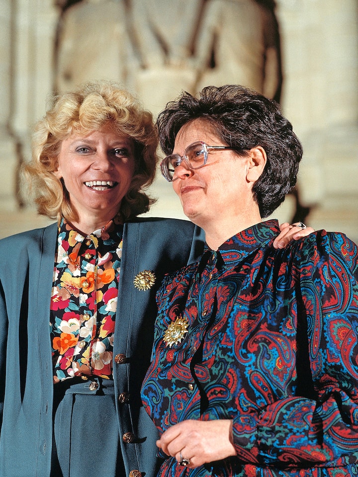 Christiane Brunner und Ruth Dreifuss im Jahr 1993
