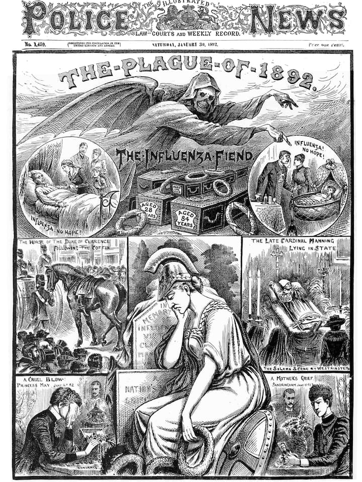 Frontseite der «Illustrated Police News» vom 30. Januar 1892