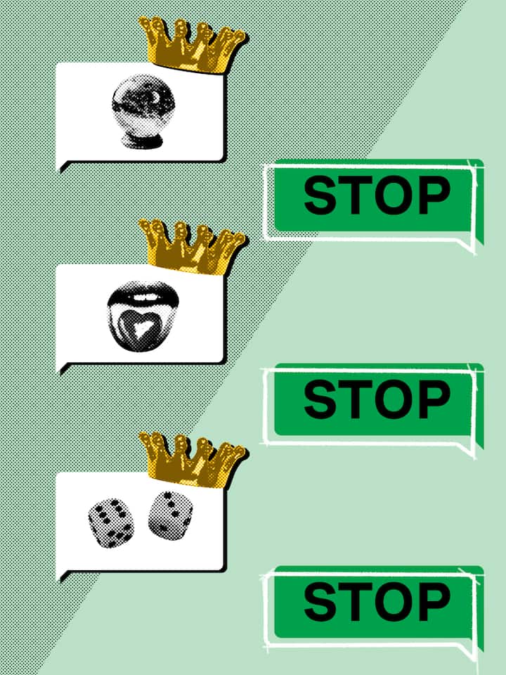 Hier lauern Abo-Fallen Illustration Premium SMS: Premium-SMS So entgehen Sie fiesen Abo-Fallen SMS-Abo-Fallen können teuer werden! Was Sie tun können, wenn Sie eine unerwartet hohe Mobilerechnung erhalten, und wie der Beobachter helfen kann.