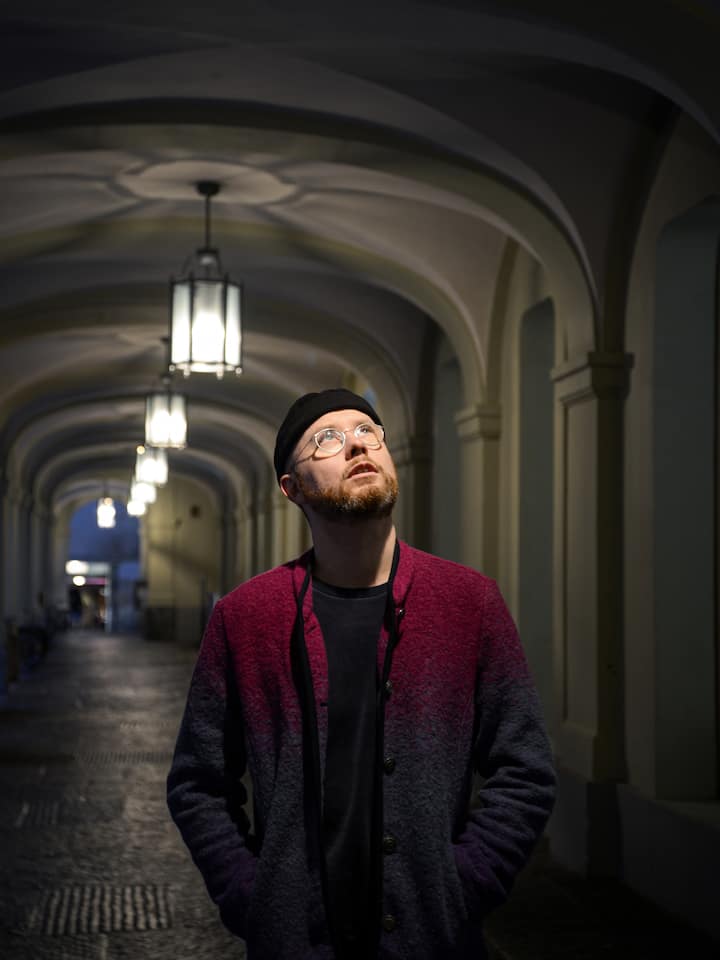 Schriftsteller Jürg Halter in Bern